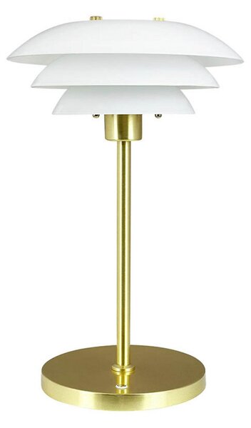 Stolové Lampa Dyberg Larsen, DL20, stmievateľné, Zlatá / Mosadz, Spálňa, Kov, Dizajnový