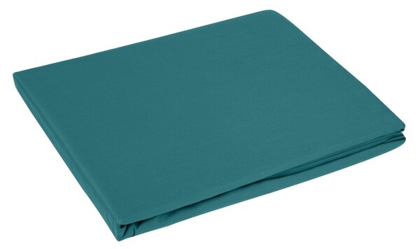 SATÉNOVÉ PRESTIERADLO DINA 160X200 CM TYRKYSOVÉ