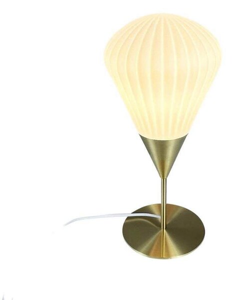 Stolové Lampa Dyberg Larsen, Zlatá / Mosadz, Obývacia izba, Sklo