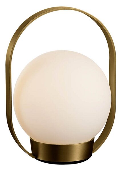 Stolové Lampa ANTIDARK, Hnedá / Hrdzavá, Spálňa, Hliník
