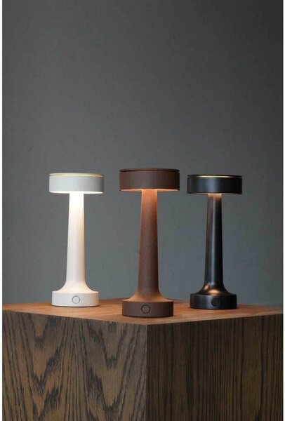 Stolové Lampa ANTIDARK, Hnedá / Hrdzavá, Spálňa, Hliník