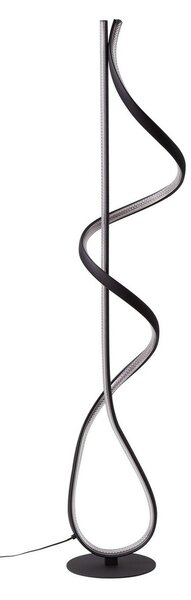 Stojacie Lampa Lucande, Rodado, Čierna, Obývacia izba, Kov, Moderný