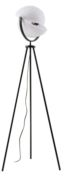 Stojacie Lampa Lucande, Helva, stmievateľné, Čierna, Obývacia izba, Plast, Škandinávsky
