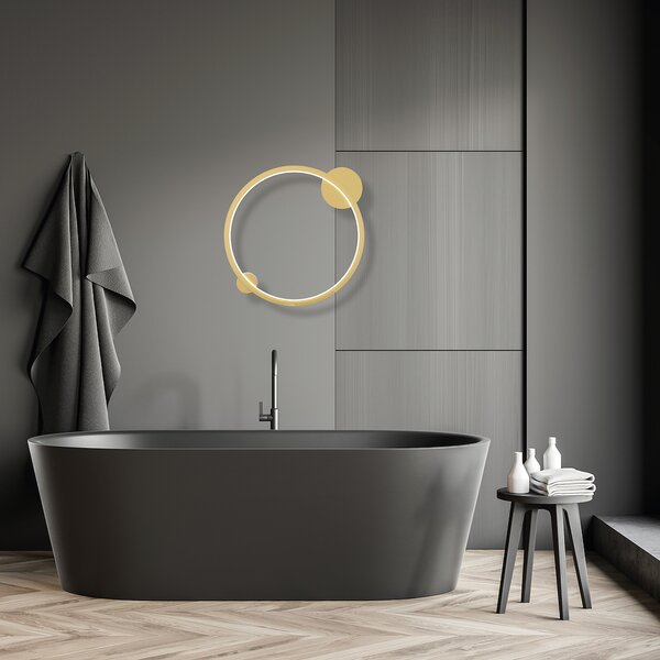 Nástenné LED svietidlo Saturno2, 1x LED 25w, 4000k, g