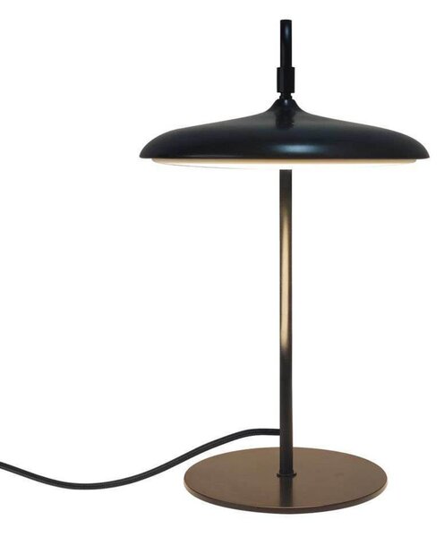 Stolové Lampa DFTP by Nordlux, Artist, Čierna, Obývacia izba, Kov, Škandinávsky