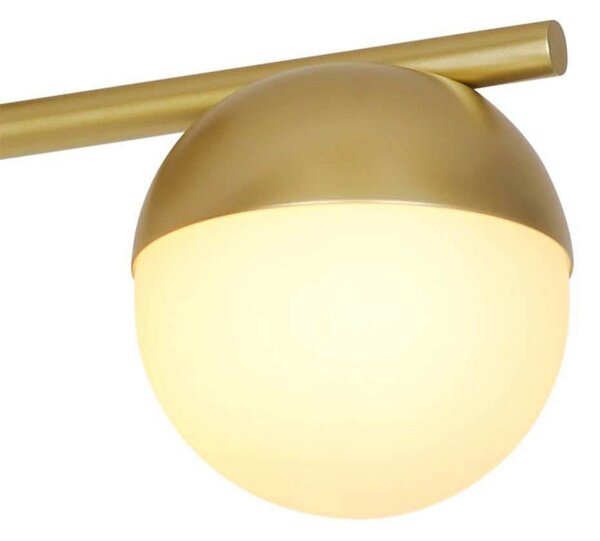 Stropné Lampa Nordlux, Contina, stmievateľné, Zlatá / Mosadz, Obývacia izba, Kov, Škandinávsky