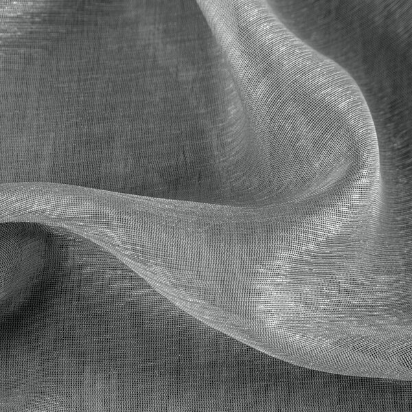 ZÁCLONA NA KRÚŽKOCH REBECCA 140X250 CM SIVÁ BS