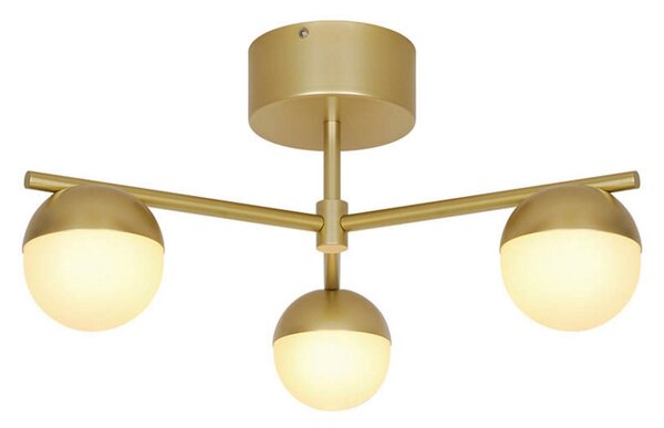 Stropné Lampa Nordlux, Contina, stmievateľné, Zlatá / Mosadz, Obývacia izba, Kov, Škandinávsky