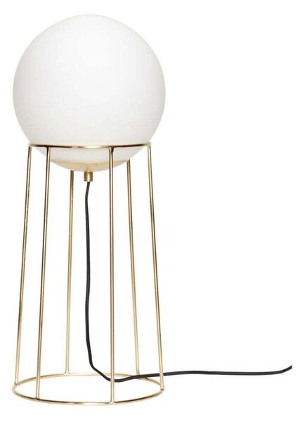 Stojacie Lampa Hübsch, Biela, Obývacia izba, Kov