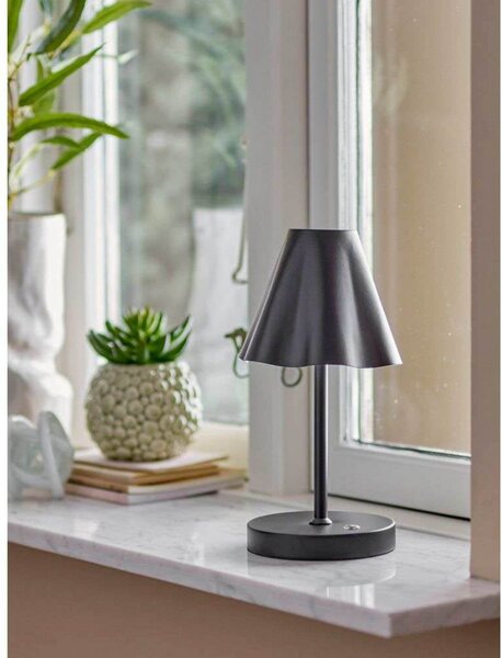 Stolové Lampa Bloomingville, Čierna, Obývacia izba, Kov
