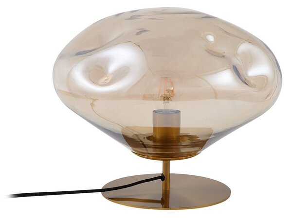 Stolové Lampa Lindby, Lelia, Béžová, Jedáleň, Sklo, Dizajnový