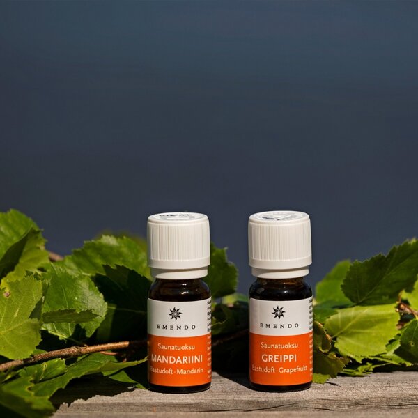 Set vôní do sauny Emendo 2x10ml / Grapefruit, Mandarinka