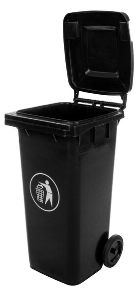 Popolnica Mulltonne 120 L - čierna
