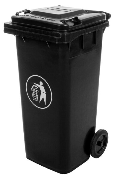 Popolnica Mulltonne 120 L - čierna