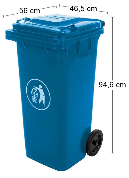 Popolnica Mulltonne 120 L - modrá