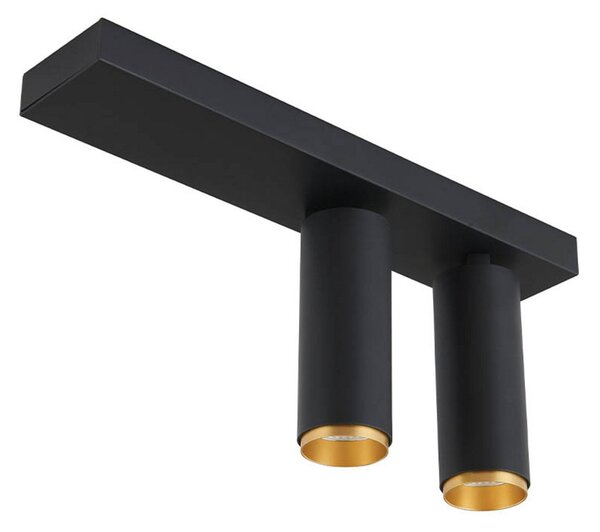 Stropné Lampa LOOM DESIGN, X-Beam, stmievateľné, Čierna, Obývacia izba, Hliník, Moderný