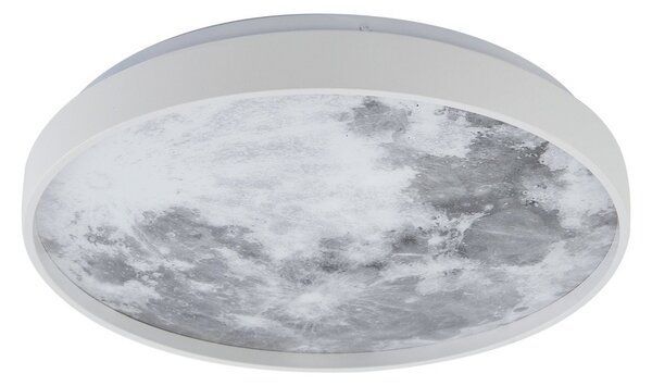 Stropné Lampa Lindby, Lune, Biela, Obývacia izba, Plast, Moderný