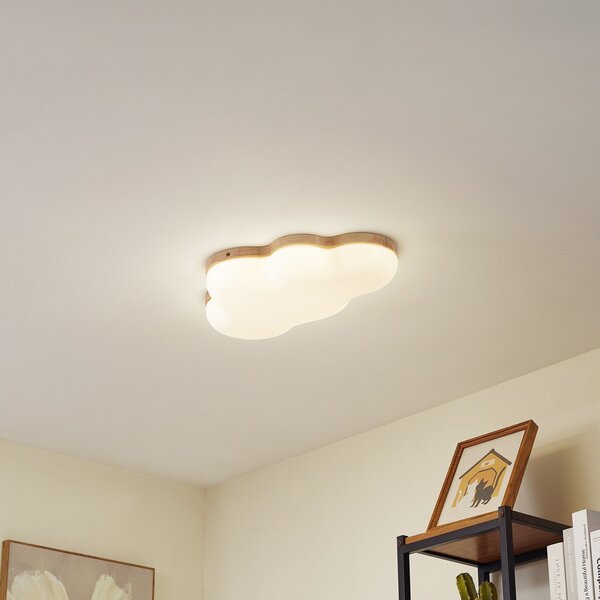 Stropné Lampa Lindby, Pilvi, Biela, Obývacia izba, Plast, Moderný