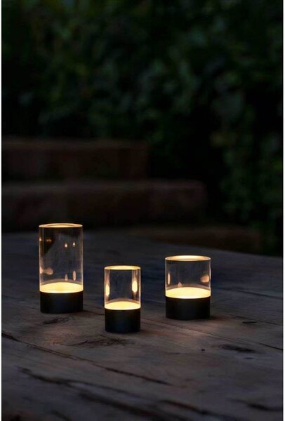 Vonkajšie svietidlá Uyuni Lighting, Čierna, Obývacia izba, Hliník