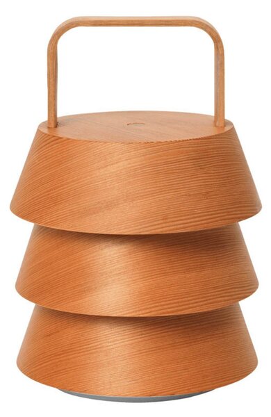 Stolové Lampa ferm LIVING, Drevo, Obývacia izba, Drevo