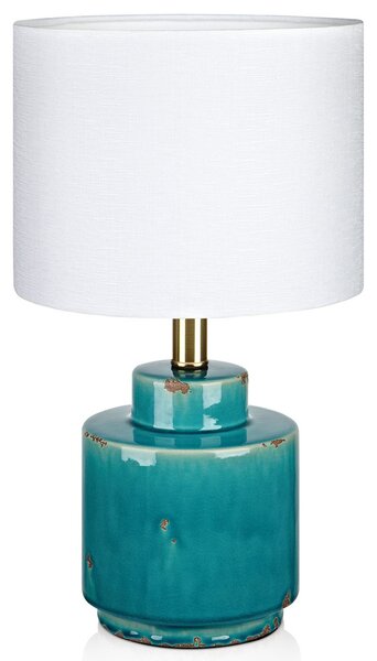 Stolové Lampa Markslöjd, Cous, Modrá, Obývacia izba, Keramika, Moderný