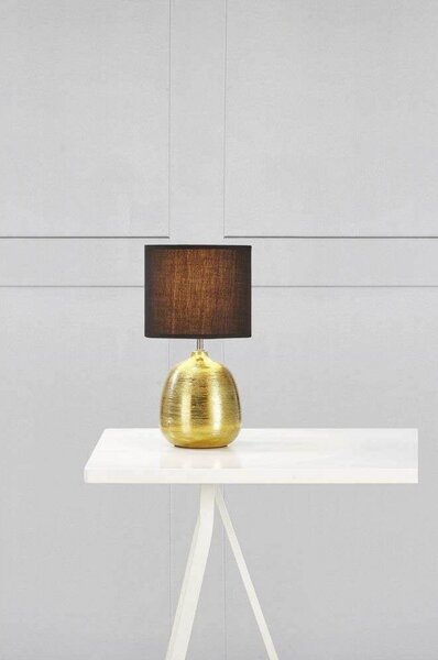 Stolové Lampa Markslöjd, Zlatá / Mosadz, Obývacia izba, Tkanina / Textil