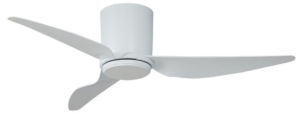 Stropný ventilátor Aulo Ø 123 cm biely DC tichý - Lindby Lindby, Aulo, Biela, Obývacia izba, Kov, Moderný