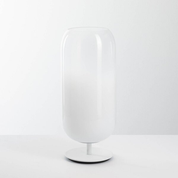 Stolové Lampa Artemide, Gople Mini, Biela, Obývacia izba, Sklo, Dizajnový