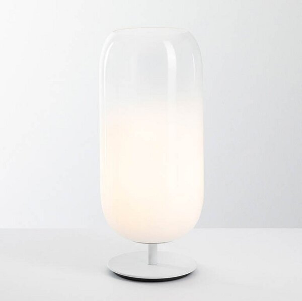 Stolové Lampa Artemide, Gople, Biela, Obývacia izba, Sklo, Dizajnový