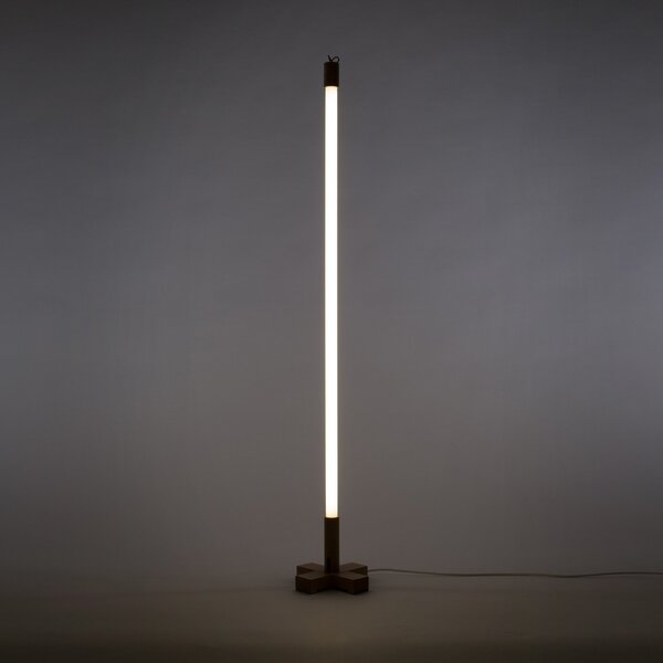 Stojacie Lampa SELETTI, Linea, Biela, Obývacia izba, Sklo, Dizajnový
