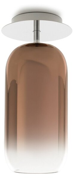 Stropné Lampa Artemide, Gople Mini, stmievateľné, Bronzová / Stará Mosadz, Obývacia izba, Sklo, Dizajnový