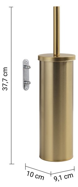 Gedy Gedy, FLIP WC kefa závesná, systém Lift&Clean, zlato mat, 52330388