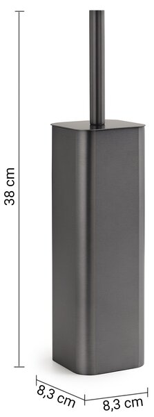 Gedy Gedy, JACK WC kefa na postavenie, gun metal, 133481