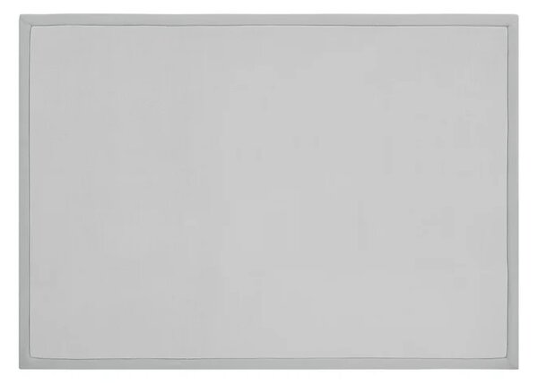 Detská hracia podložka 180x120 cm, pamäťová pena, sivá