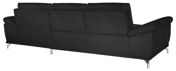 ROHOVÁ SEDAČKA, textil, čierna Sit & More - Sedačky, Online Only