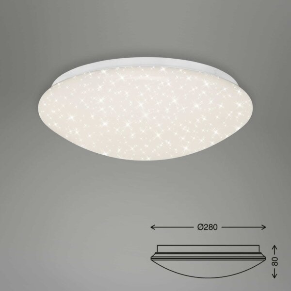 Briloner 3373-016 - LED stmievateľné stropné svietidlo STARRY LED/15W/230V 3000-6500K + DO
