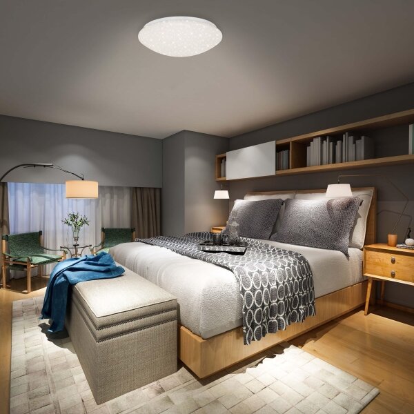Briloner 3373-016 - LED stmievateľné stropné svietidlo STARRY LED/15W/230V 3000-6500K + DO