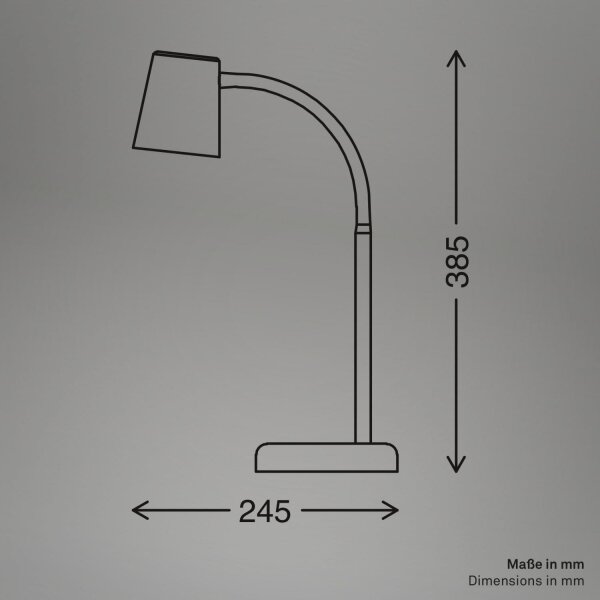 Briloner 7476-011 - Stolová lampa SKRIVA 1xGU10/9W/230V béžová