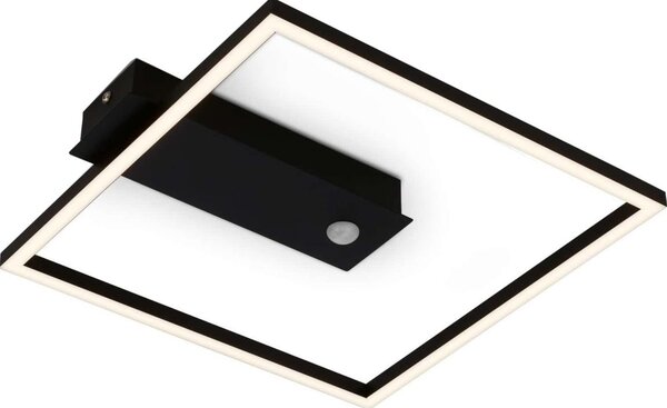 Briloner 3770-015 -LED stropné svietidlo FRAME LED/14W/230V 3000K 32x30 cm čierna