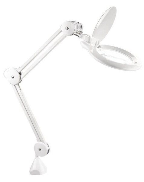 Extol - LED stmievateľná stolná lampa s lupou LED/10W/230V biela