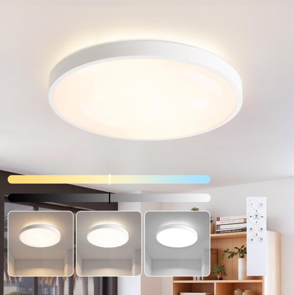 Brilagi - LED stmievateľné svietidlo GLASS POOL DOUBLE LED/60W/230V 50 cm biele + DO
