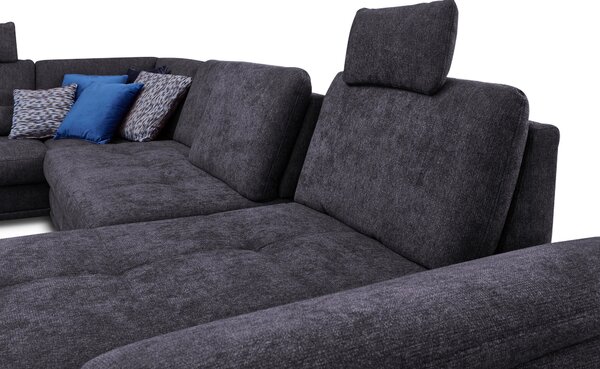 SEDACIA SÚPRAVA, textil, tmavomodrá Sit & More - Sedačky, Online Only