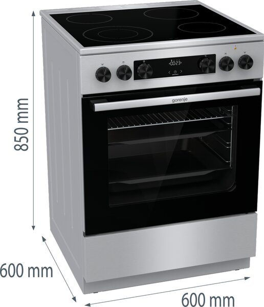 Gorenje GECS6C70XC - Sporák sklokeramický