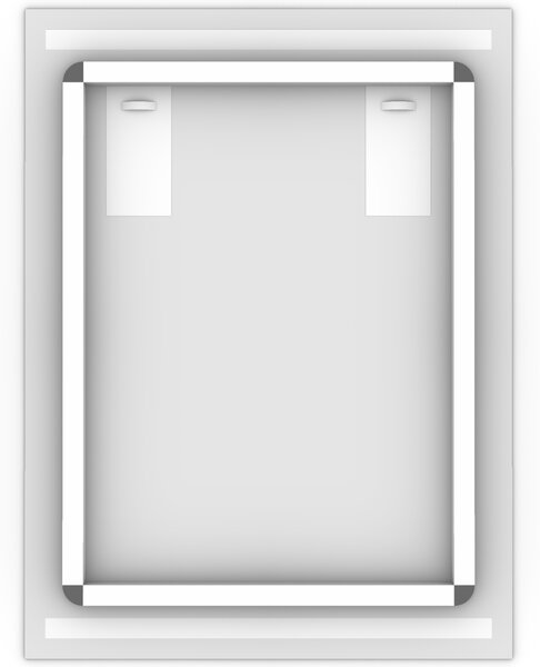 LED zrkadlo Latitudine- Vertikálne Veľkosť Zrkadla (šírka x výška): 50x50 cm, Ovládanie: bez ovládania (+0€), Farba osvetlenia: Studená biela (+0€)