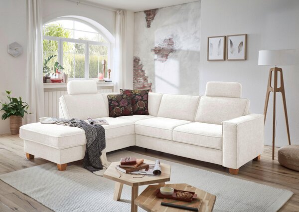 ROHOVÁ SEDAČKA, textil, krémová Sit & More - Sedačky, Online Only