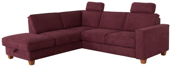 ROHOVÁ SEDAČKA, textil, tmavočervená Sit & More - Sedačky, Online Only