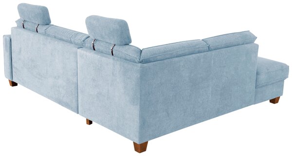 ROHOVÁ SEDAČKA, textil, svetlomodrá Sit & More - Sedačky, Online Only