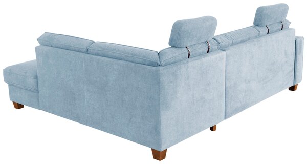 ROHOVÁ SEDAČKA, textil, svetlomodrá Sit & More - Sedačky, Online Only