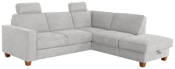 ROHOVÁ SEDAČKA, textil, strieborná Sit & More - Sedačky, Online Only