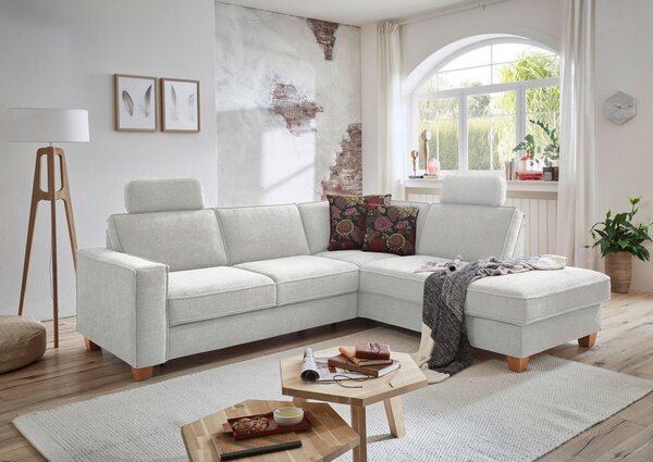 ROHOVÁ SEDAČKA, textil, strieborná Sit & More - Sedačky, Online Only